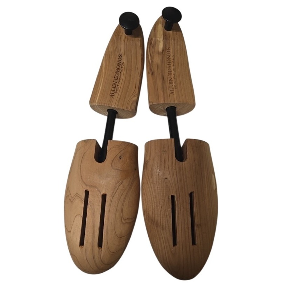 Allen Edmonds Cedar Shoe Trees Full Toe Adjustable Wood Men Large Pair
